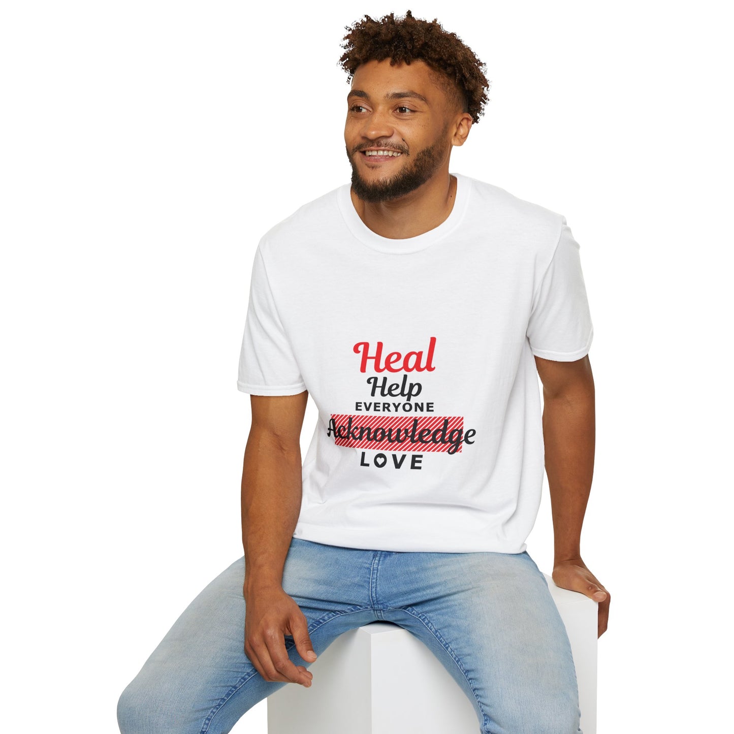 "HEAL" T-Shirt ( Red )