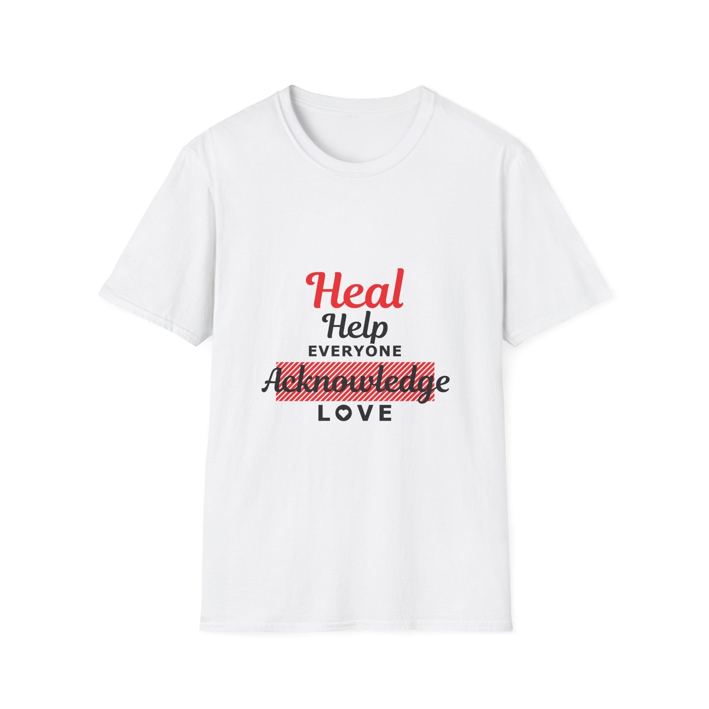 "HEAL" T-Shirt ( Red )